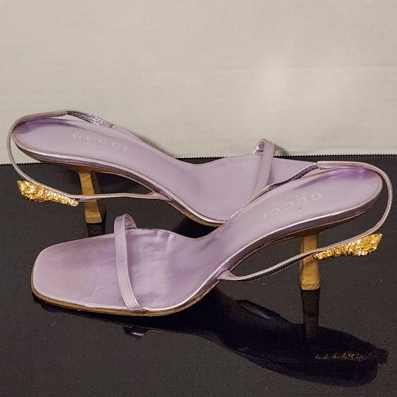 Vintage Gucci Tom Ford FW 2000 Tiger Kitten Sandals - Picture 1 of 7